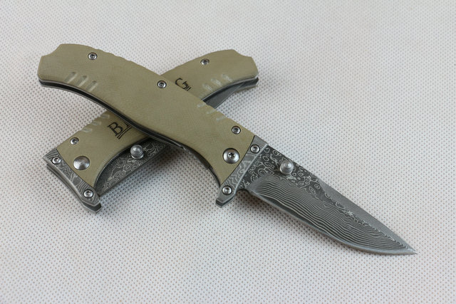 Browning F107 damascus blade knife UD402124